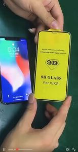 BAPAU Tempered Glass Oppo A57 5G Full Cover 9D Anti Gores Kaca Full Lem - List BLACK