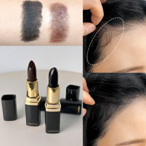 สีดําสีน้ําตาล One-Time ปากกาย้อมผม Instant Grey Root ครอบคลุมสีผมครีม Penicl Fast ชั่วคราวปกคลุมผมสีขาว