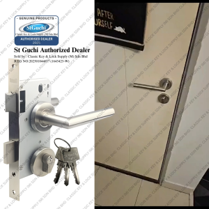 St Guchi SGLHR-2104 SGLHR-101 Lever Mortise Lockset Stainless Steel Door Handle Set