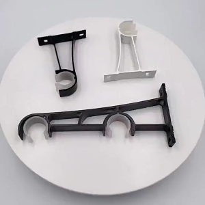 4pcs Curtain Rod Bracket Holders Heavy Duty Aluminum Alloy Roman and Window Track Curtains