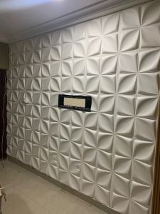 walpaper dinding walpanel beton 3D 50x50