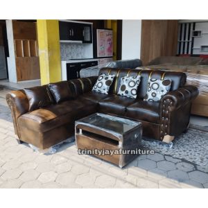 Sofa L Laris Bahan Wosh /trinityjayafurniture