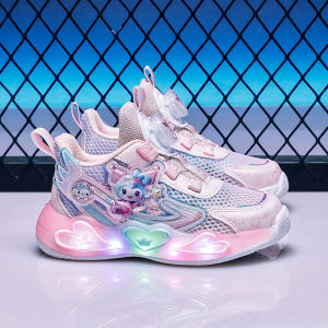 KUOBURENSHENG | Anti-Slip Breathable Glowing Cartoon Dad Shoes