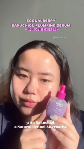 Eqqualberry Deep Cera Bakuchiol Plumping Serum 30ml – Visibly Plumps Fine Dehydration Lines Restores Bounce Gentle Enough for Sensitive Skin (No Retinol Irritation) Nourishes While It Brightens