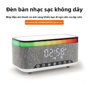 JINFI | Đèn Báo Thức Bluetooth Không Dây Có Đèn Ambient và Đèn Breathing cho Bàn Làm Việc