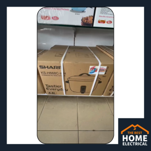 Sharp 6.6L Conventional Rice Cooker KSH668CWH