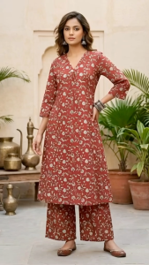 DEBAYU Nayo Cotton Co Ord Set Ethnic Printed Size S to XXL Malaysia