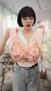 SEA AMILA ชุดบราไร้สายสำหรับผู้หญิง สไตล์ลูกไม้ ใส่สบาย ปรับได้