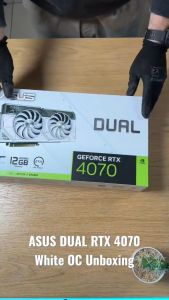 Card màn hình Asus Dual GeForce RTX 4070 White OC (DUAL-RTX4070-O12G) - Hàng Chính Hãng