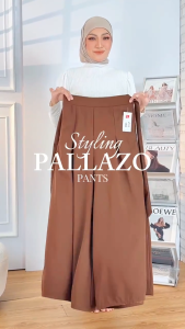 KM Rose Elegant High-Waisted Wide-Leg Palazzo Pants [P2882]