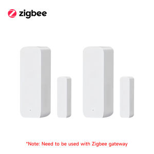 iHseno | Tuya Smart Home Security Door Window Contact Sensor WiFi Zigbee 3.0 2MQTT Open Closed Alarm Compatible with Alexa Smart Life