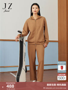 JZ Casual Air Cotton Loose Dad Scythe Pants Womens New Style Spring 2025 Harlan Pants Simple Style Long Pants Polyester Fiber