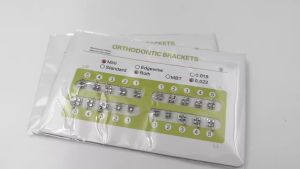 PIORPOY 1 Gói Nha Khoa Chân Đế Chỉnh Nha Mini MBT/Standard Roth 0.022 Khe 345 Móc Monoblock Kim Loại Nha Khoa Dụng Cụ Dành Cho Người Lớn