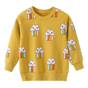 Jumping Meters 2-7T Animals New Arrival Boys Girls Sweatshirts Autumn Spring Kids Clothes Hot Selling Shirts Tops Baby Shirts