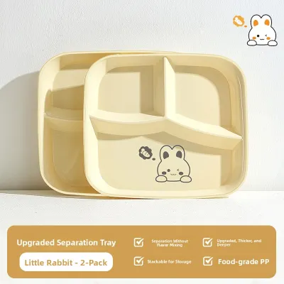 YOULUNMEI | Shatterproof Child Self-Feeding Divided Plate
