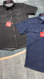 Áo sơ mi nam ngắn tay vải hean DENIM phong cách lịch lãm MLCL