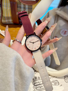 Ankela Red Couple Watches Womens Style High Aesthetic Value Only Time Viewing Suitable for Junior And High School Girls