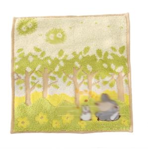 Pure Cotton Small Square Towel Court Lady Eco-friendly 3D Ball Design 25*25cm Elegant Handkerchief Home Textile