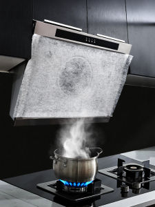 Japanese Style Kitchen Oil Smoke Extractor Filter Membrane Non-Woven Fabric Oil Proof Sticker for Household Use