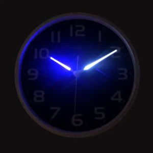 Silent Smart LED Luminous Wall Clock Uranus on Time Movement For Home Living Room Simple Fashion Bedroom Luminous Clock