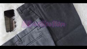Celana Kantor Formal Pria Slimfit Bahan Woll Premium Tingkat Dewa
