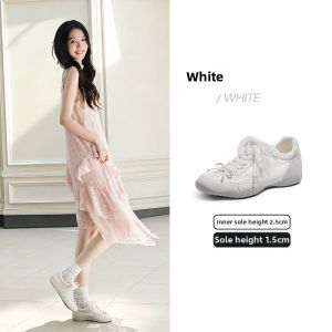 CAMEL | Vintage Ballet-inspired Platform Sneakers