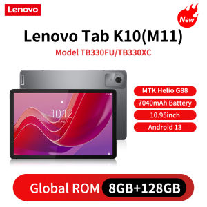 Global Rom Lenovo Tab K10 M11 8GB 128GB WIFI LTE MTK Helio G88 Android 13 Tablet 11 90Hz Display GPS PAD Battery 7040mAh