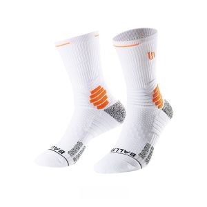 Ballho High-Tube Basketball Socks Mens Elite Anti-Slip Towel Bottom Sports Tube Length Footwear Suitable for Basketball Fans