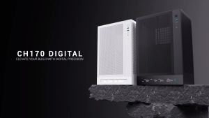 DEEPCOOL CH170 Digital Vertical Type-C Mesh Mini ITX Computer PC Casing Come With Display Screen