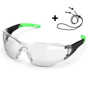 Adjustable Temples Anti-Fog GogglesSafety Glasses for Men and WomenClear LensBlue Light BlockingEye Protection VOPHA HM12