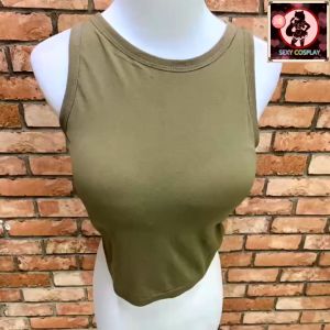 💗Ready stock💗Womens versatile design hollow vest with padded chest