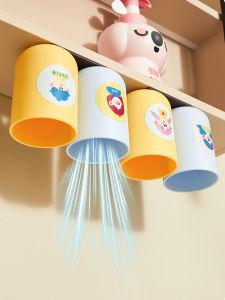 2025 New Antibacterial Anti-Mold Toothbrush Cup No Scale Magnetic Suction Bathroom Cup for Family of Four Plastic Material