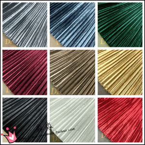 Pleated Velvet Fabric Cloth