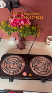 NO LIMIT STARLUX Kompor Listrik 2 Tungku Hemat Listrik Low Watt Portable Serbaguna Hot Plate 2000W