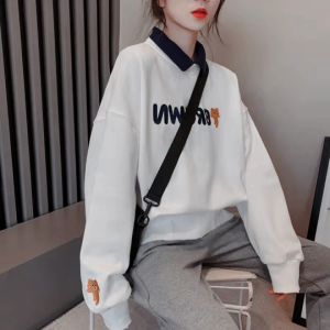 เสื้อกันหนาวลําลอง ถูกแขนยาว คอปก แฟชั่นฤดูใบไม้ผลิ และฤดูใบไม้ร่วง ยูนิเซ็กส์ 224