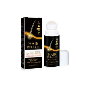 Eelhoe Ball Dense Hair Essential Oil Hair Growth Oil Efficient Anti Hair Loss Essential Oil Roll Ball Damaged Scalp Smooth Nourishing Hair Oil Hair Growth Essential Oil Baldness Anti Hair Loss Repair Damaged Hair Strengthen Scalp Roller