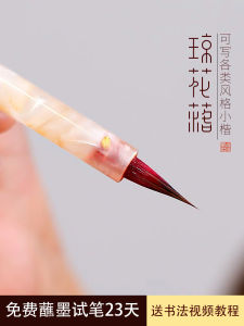 Beginner Calligraphy Entry Professional Regular Script in Small Characters Writing Brush Spiritual Flight Sutra Copybook Copybook Copy Wearing Flower Doubled Both Regular Script in Small Characters Hook Line