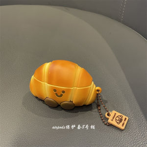 Kawaii Cow Horn Bag Expression Apple AirPods Pro 1st 2nd 3rd 4th Gen Hard Vỏ Lớp Ngoài Vỏ Bảo Vệ Tai Nghe TPU Vỏ Bảo Vệ Phong Cách Hàn Quốc