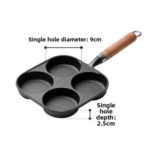 Non-Stick Cast Iron Egg Pan
