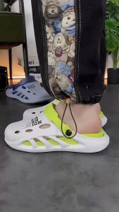 Fashion Couple Hole Shoes Mens Summer Wear Non-Slip Platform Womens Slippers Outdoor Casual Beach Shoes