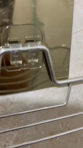 EACC - New Stainless Soap Rack Wall Mounted Soap Holder Stainless Steel Soap Sponge Dish Bathroom Accessories