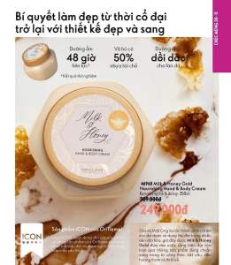 Kem dưỡng thể & da tay Milk & Honey Gold Nourishing Hand & Body Cream.250ml
