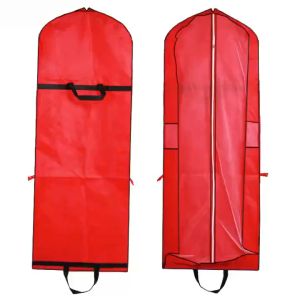 180cm Foldable Clothes Wedding Dress Dust Cover Dustproof Storage Hanging Garment Clothes Protector Tool