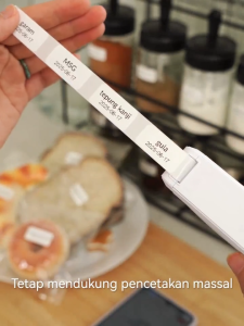 NIIMBOT D110/D101/D11 สติกเกอร์ตู้เย็นกันน้ำ สำหรับจัดกลุ่มอาหารและช่องแช่แข็ง