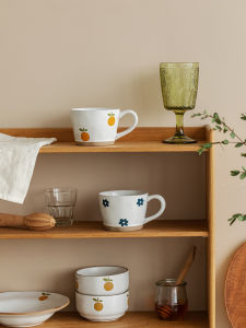 Cốc Cà Phê Gốm Sứ Kiểu Nhật Bản Cho Văn Phòng Cốc Trà Cốc Nước Gốm Sành Sứ Dày Cho Phụ Nữ Cốc Đựng Nước Có Giá Trị Thẩm Mỹ Cao