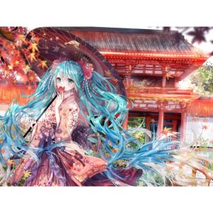 500/1000/1200/2000PCS Puzzles Hatsune Miku Jigsaw Puzzles DIY Modern Home Decor Gift Holiday Gift Family Fun Puzzles