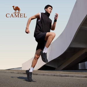 Camel mens thick-soled jogging shoes lightweight rebound wear-resistant running shoes