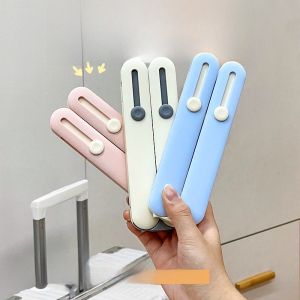 Portable Foldable Laundry Drying Rack Travel Business Trip Hotel Home Multi-Functional Clothes Drying Holder Plastic Hanger