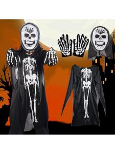 Halloween Costume Childrens Outfit Candy Bag Set Hat Robe Kindergarten Party Performance Props Creative Themed Accessories