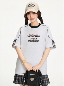 Gbiaior | American Vintage Chinese Style Printed Loose Cotton T-Shirt